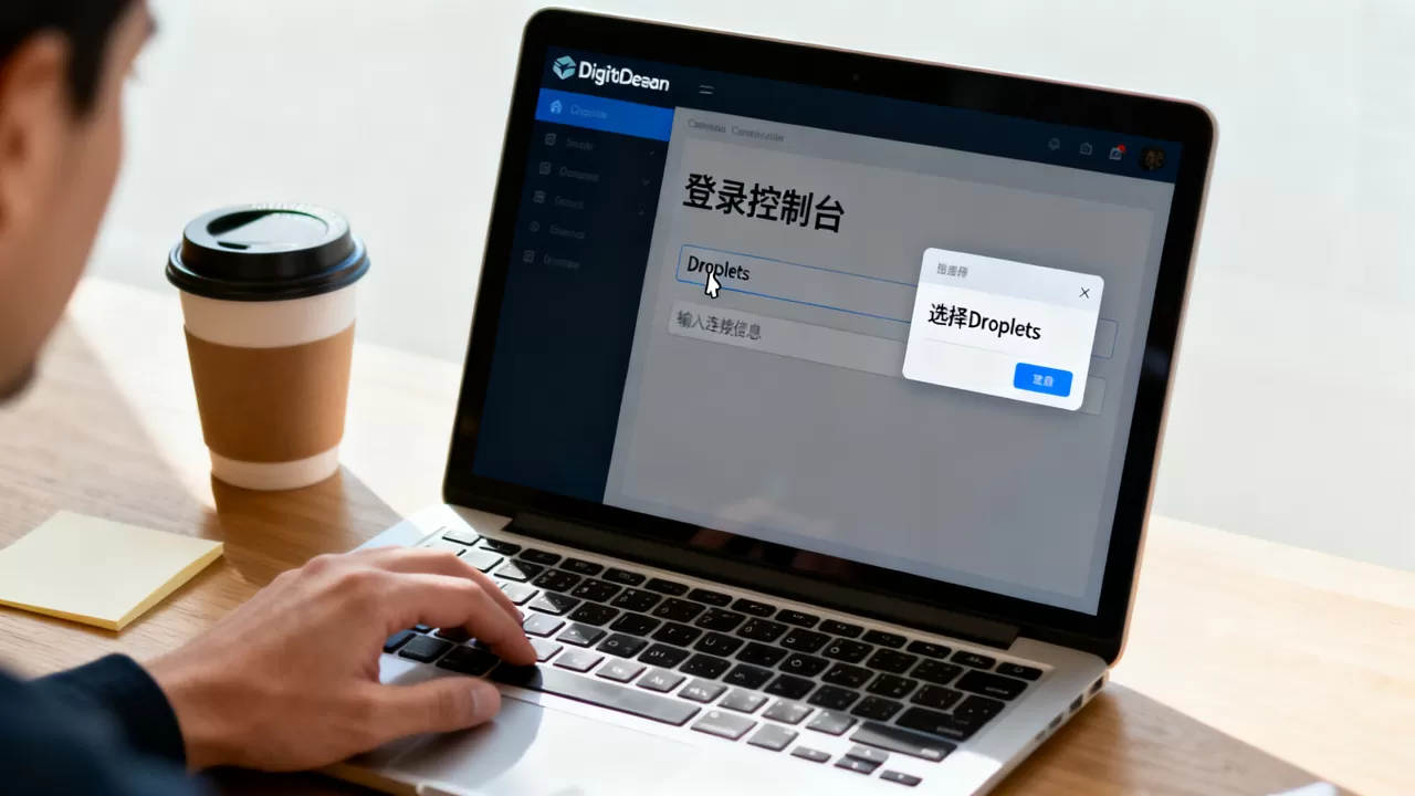 如何登录DigitalOcean控制台连接Droplets？DigitalOcean Droplets连接教程