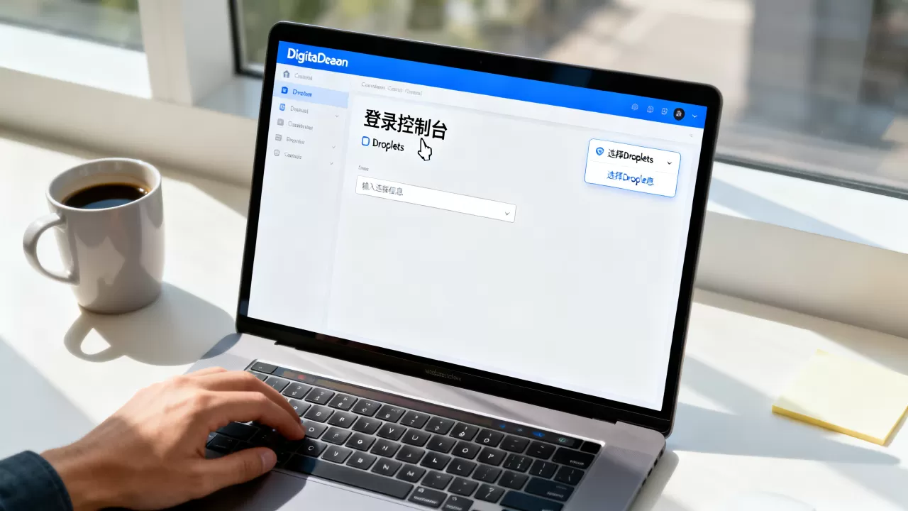 如何登录DigitalOcean控制台连接Droplets？DigitalOcean Droplets连接教程