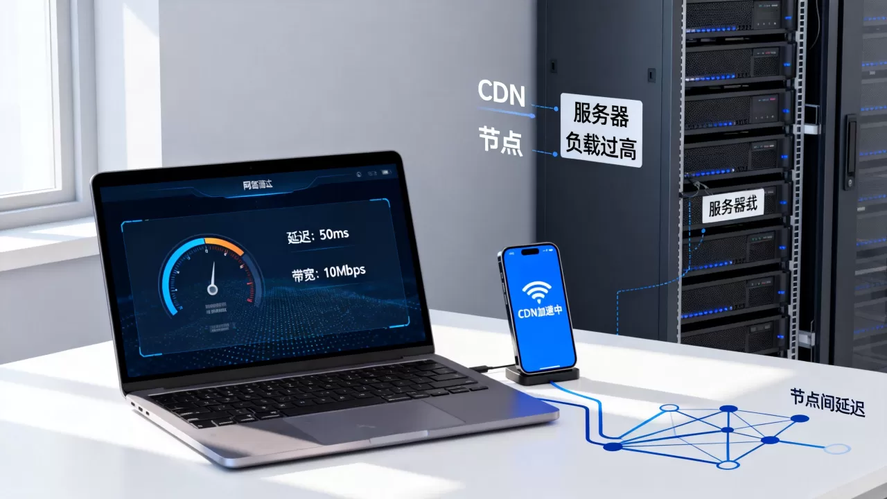 为什么CDN网速测试好慢？CDN加速效果差怎么解决