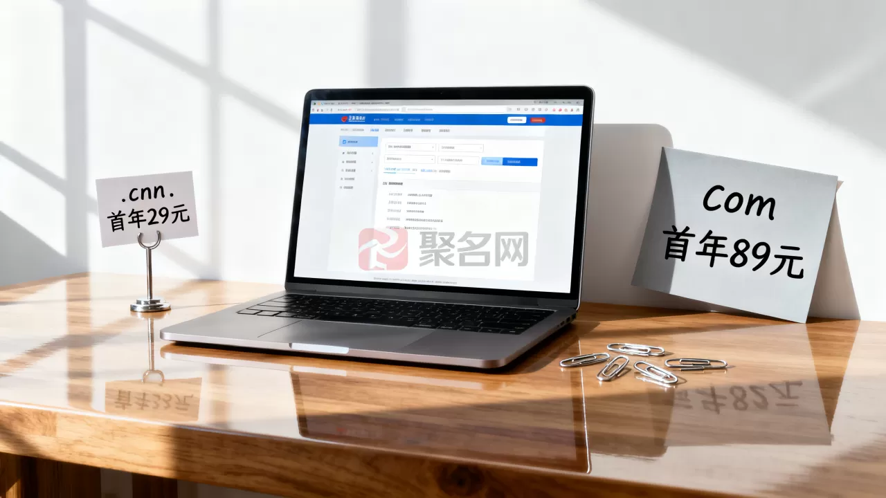 聚名网域名注册一年多少钱？域名注册价格查询