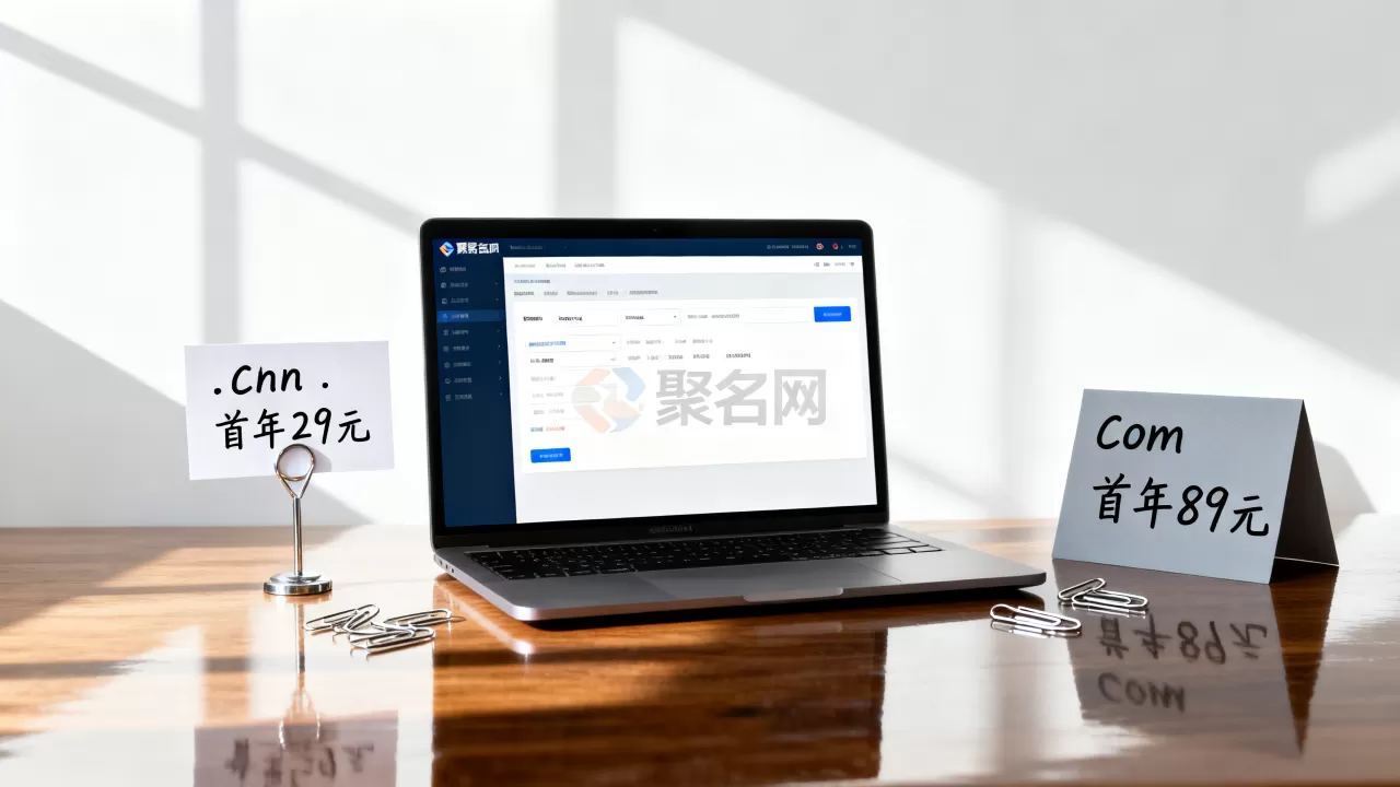聚名网域名注册一年多少钱？域名注册价格查询