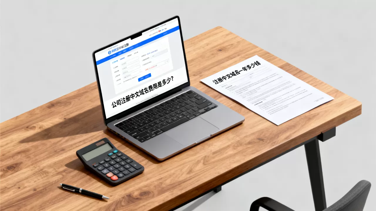 公司注册中文域名费用是多少？注册中文域名一年多少钱