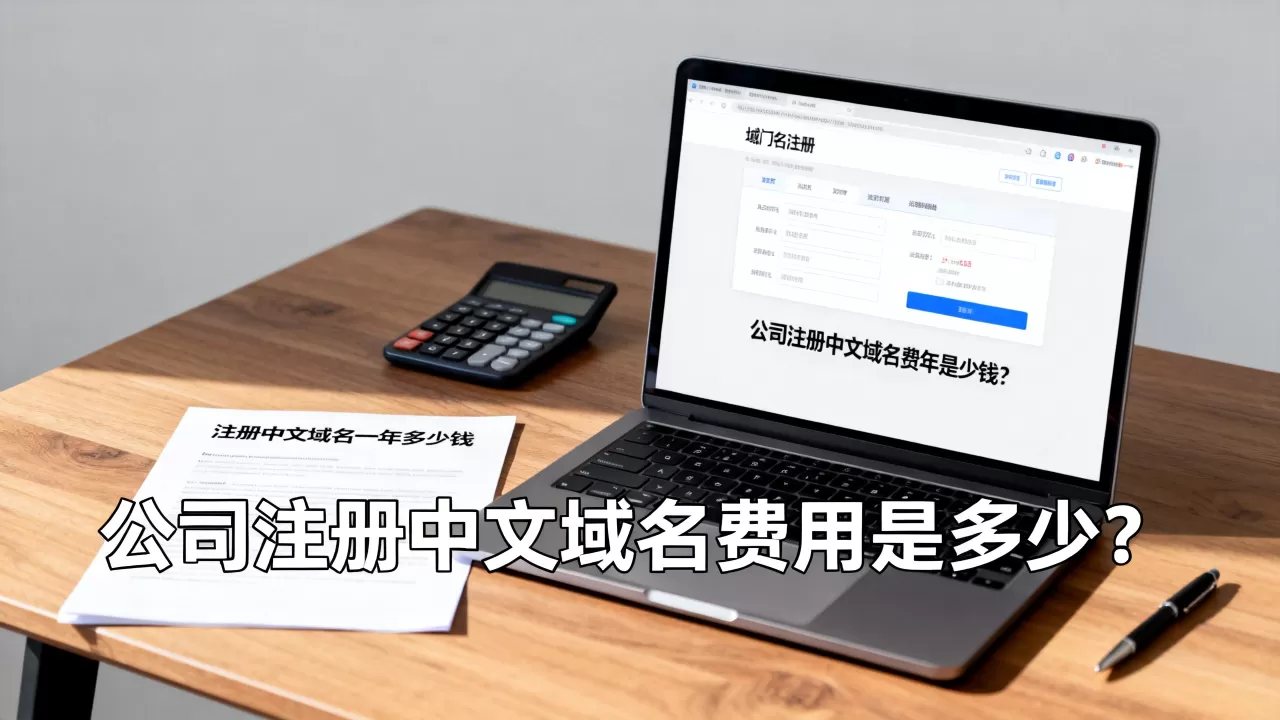公司注册中文域名费用是多少？注册中文域名一年多少钱