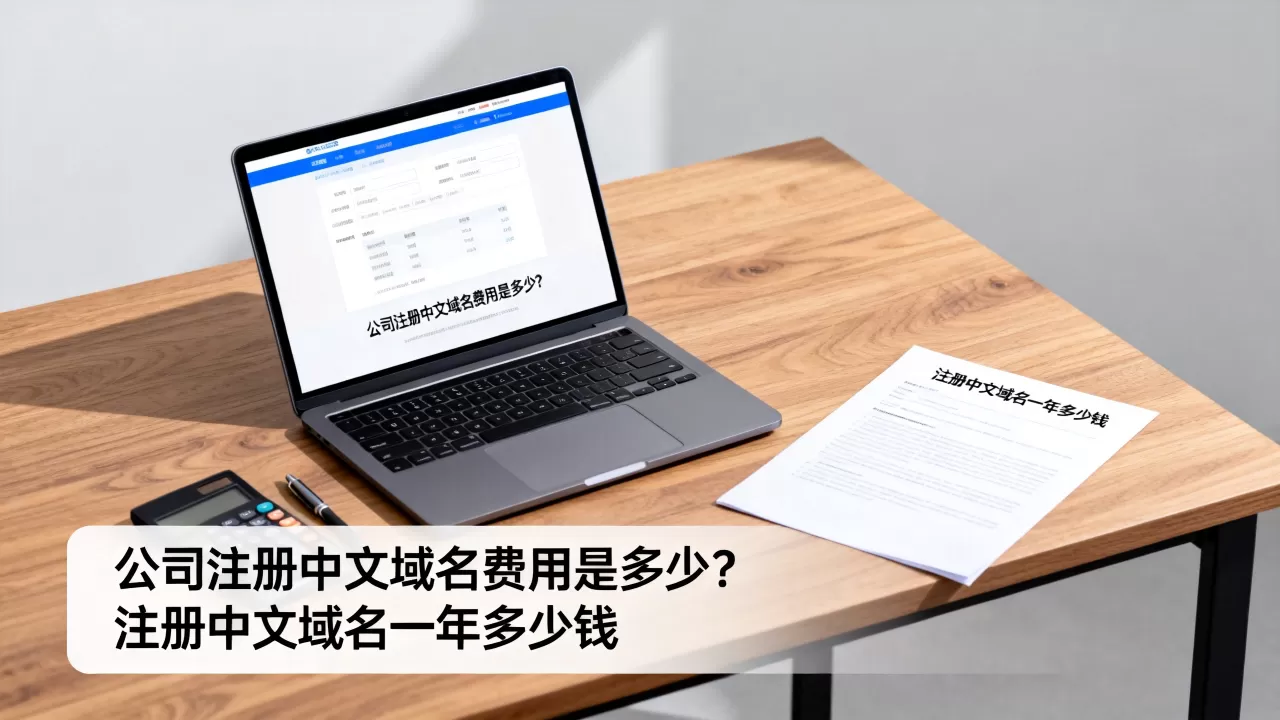 公司注册中文域名费用是多少？注册中文域名一年多少钱