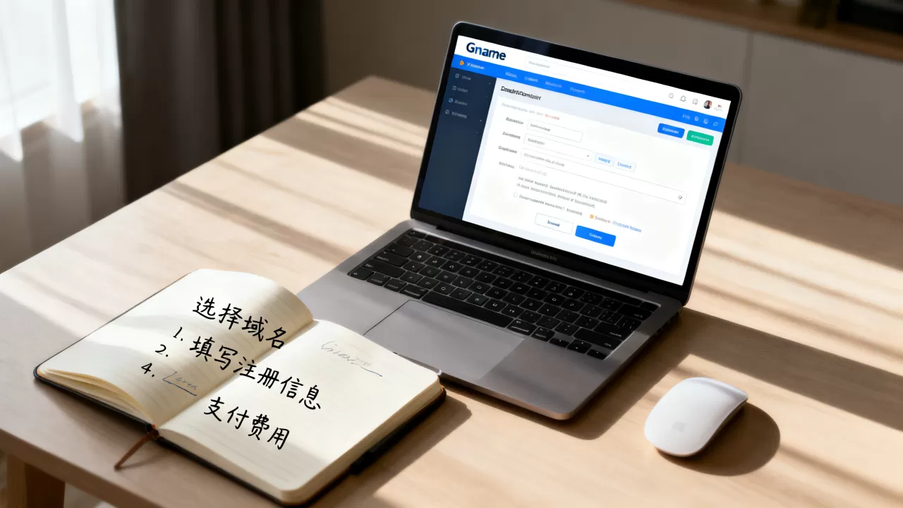 Gname域名注册入门指南有哪些技巧？域名注册流程详解