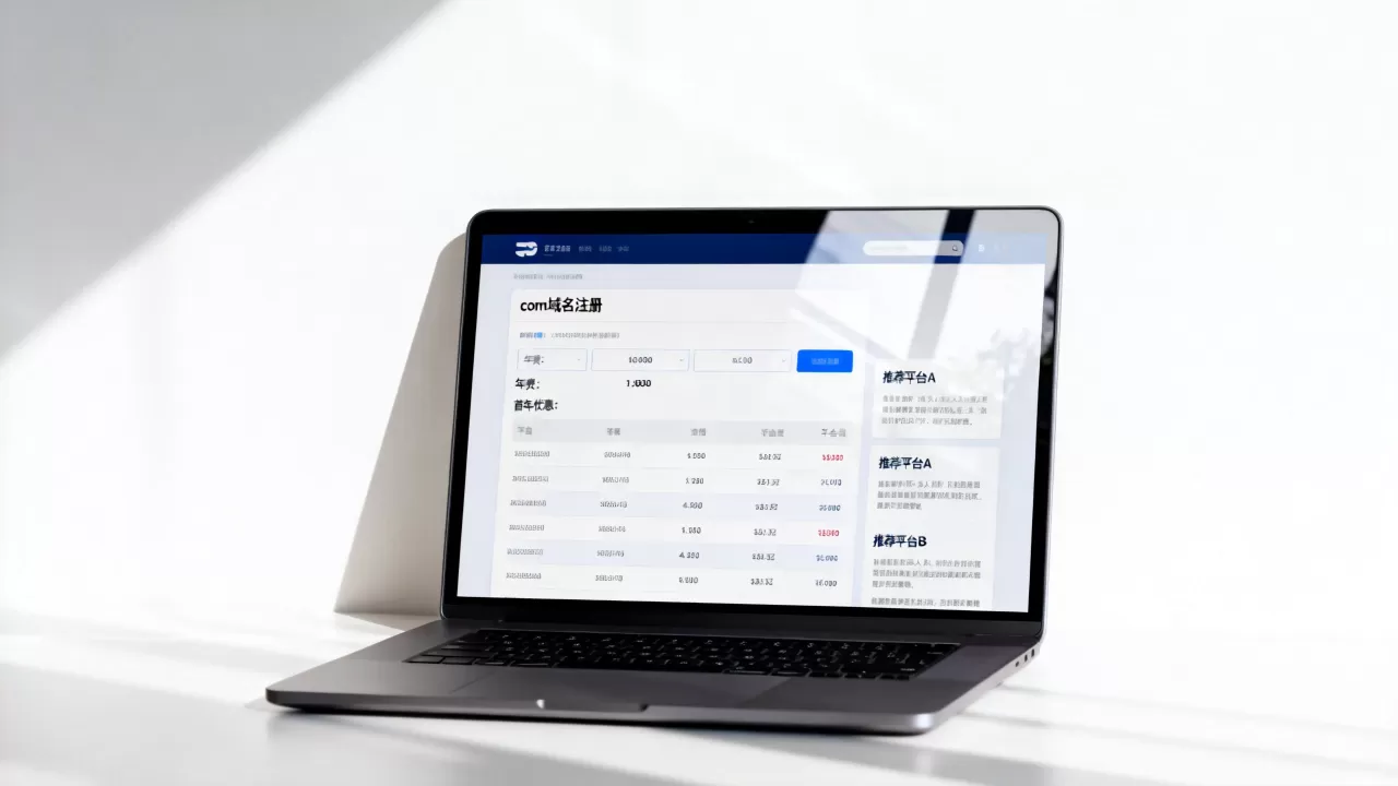 com域名注册哪里最便宜？com域名注册费用及平台推荐