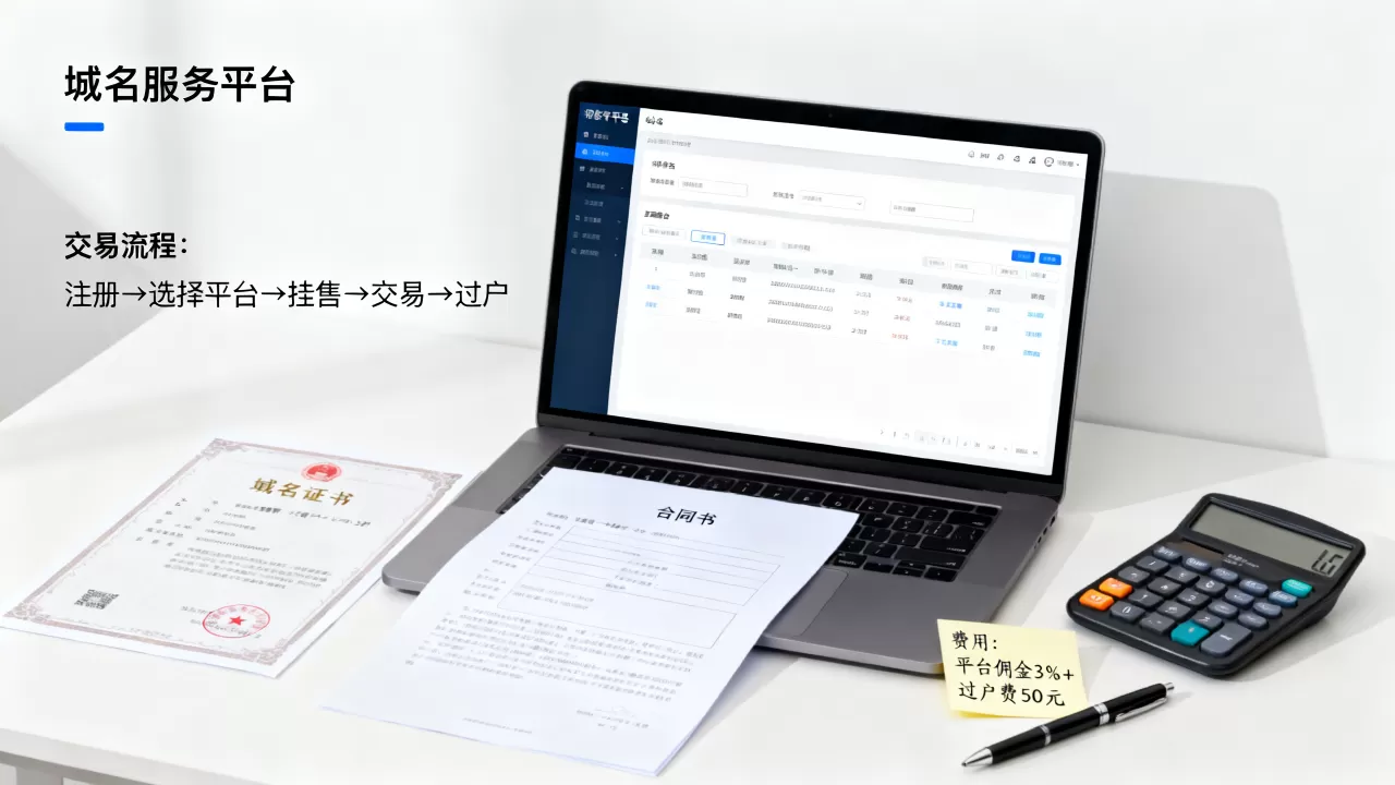 域名交易平台哪个好？国内域名交易流程及费用详解