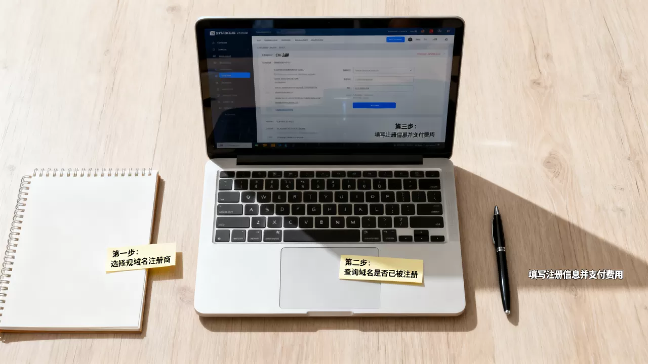 如何申请网站域名？域名注册流程及注意事项