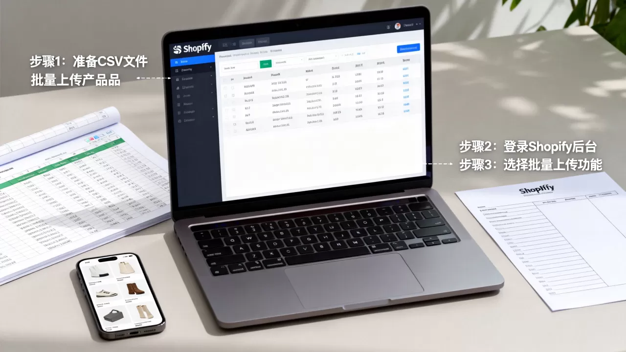 Shopify如何批量上传产品？Shopify批量上传产品教程
