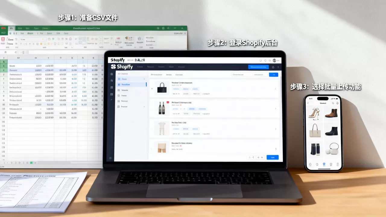 Shopify如何批量上传产品？Shopify批量上传产品教程
