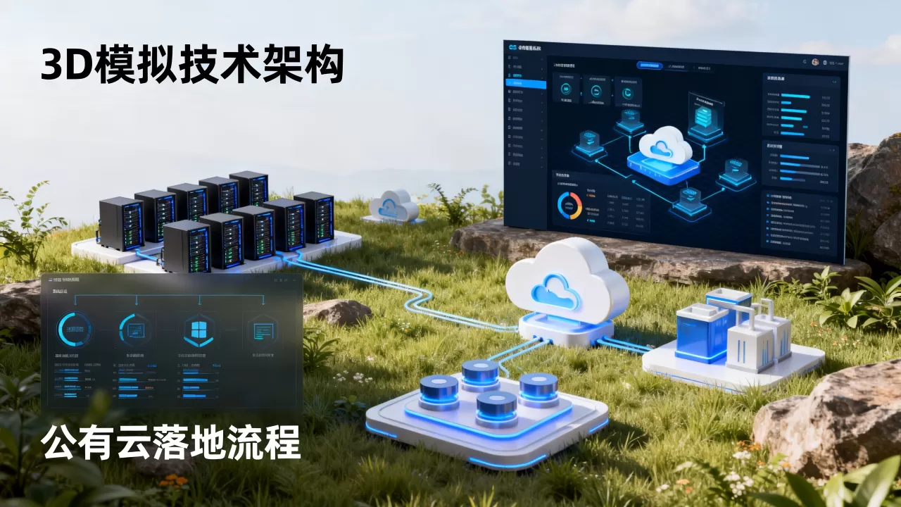 公有云3d模拟技术架构如何落地？