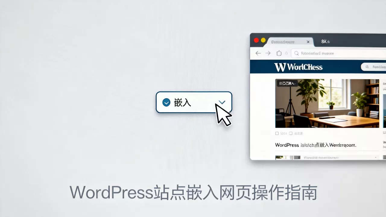 WordPress站点嵌入网页怎么操作？如何快速在WordPress中嵌入网页