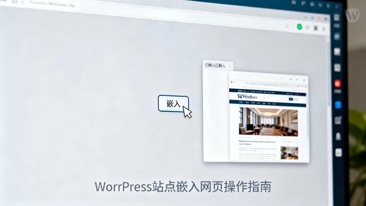 WordPress站点嵌入网页怎么操作？如何快速在WordPress中嵌入网页