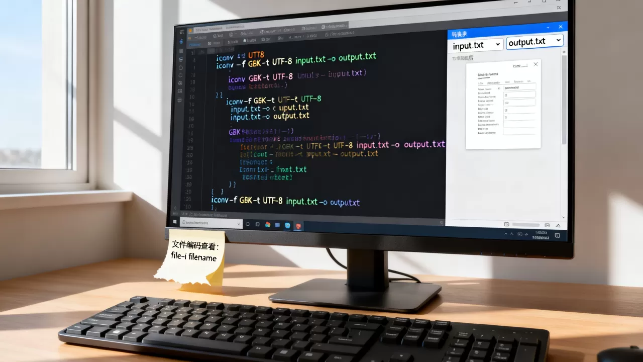 GBK转UTF8linux怎么操作？linux编码转换乱码解决方法