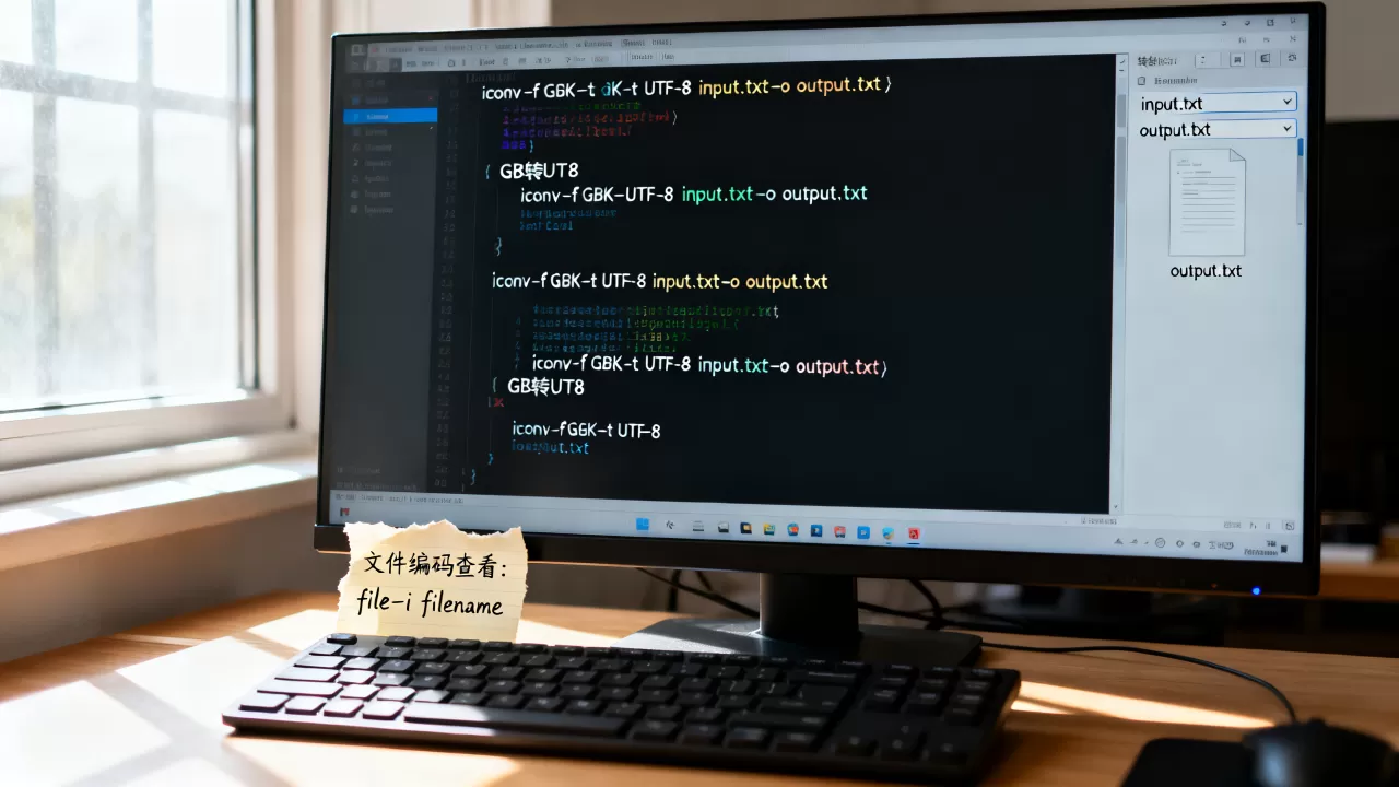 GBK转UTF8linux怎么操作？linux编码转换乱码解决方法
