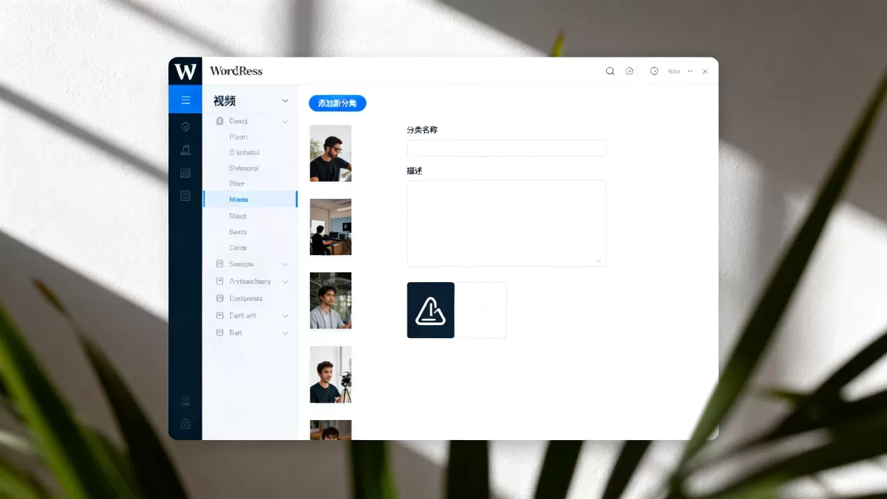 WordPress建站视频怎么分类？wordpress视频分类教程