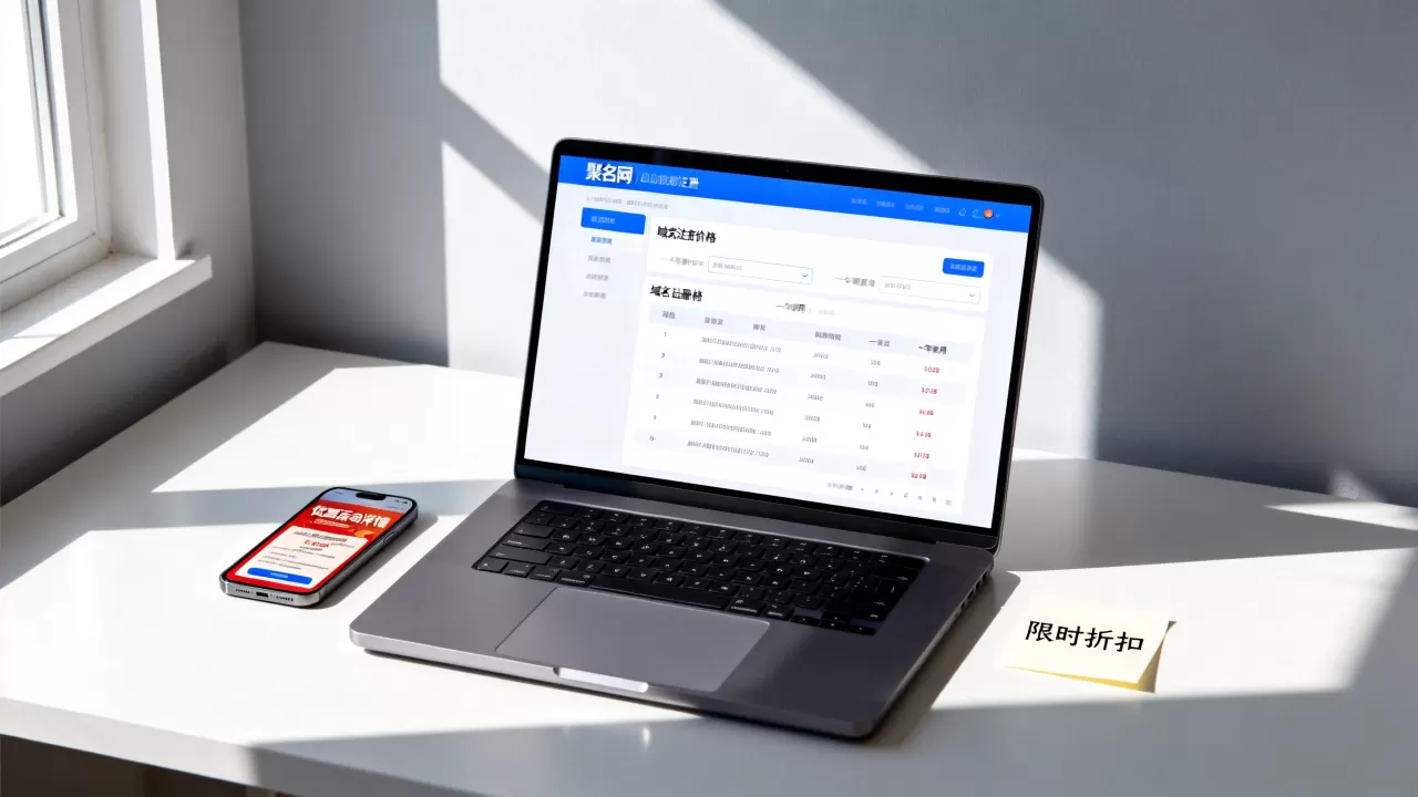 聚名网域名注册一年多少钱？域名注册价格及优惠活动