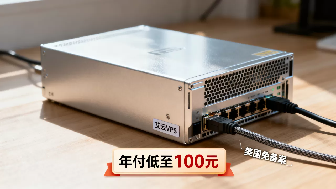 艾云VPS年付低至100元值得买吗？美国免备案VPS推荐