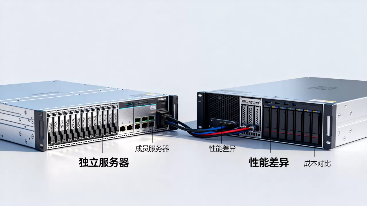 成员服务器和独立服务器有什么区别？服务器租用哪个性价比高