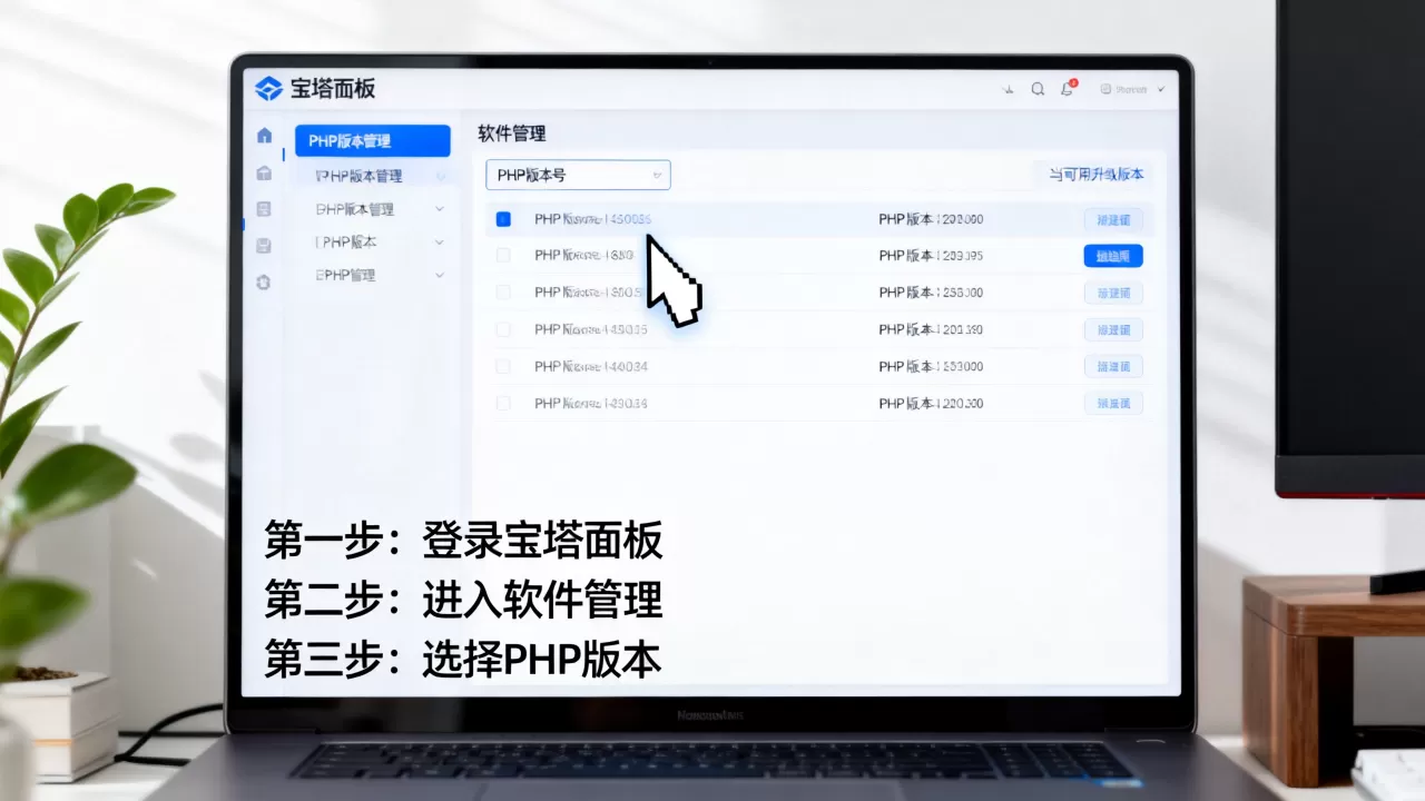 宝塔面板如何更新PHP版本？宝塔面板升级php版本教程