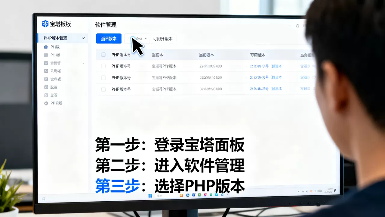 宝塔面板如何更新PHP版本？宝塔面板升级php版本教程
