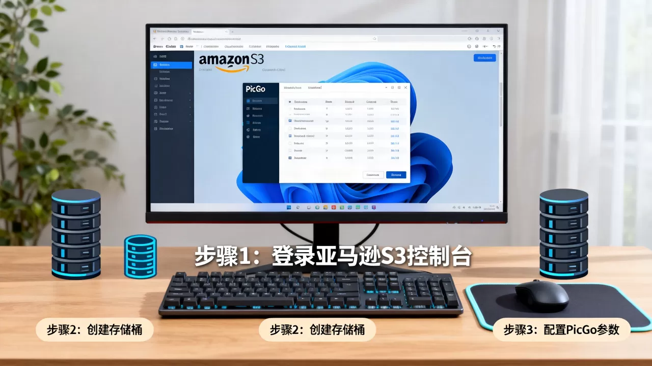 如何用亚马逊S3 PicGo搭建图床？S3图床搭建教程