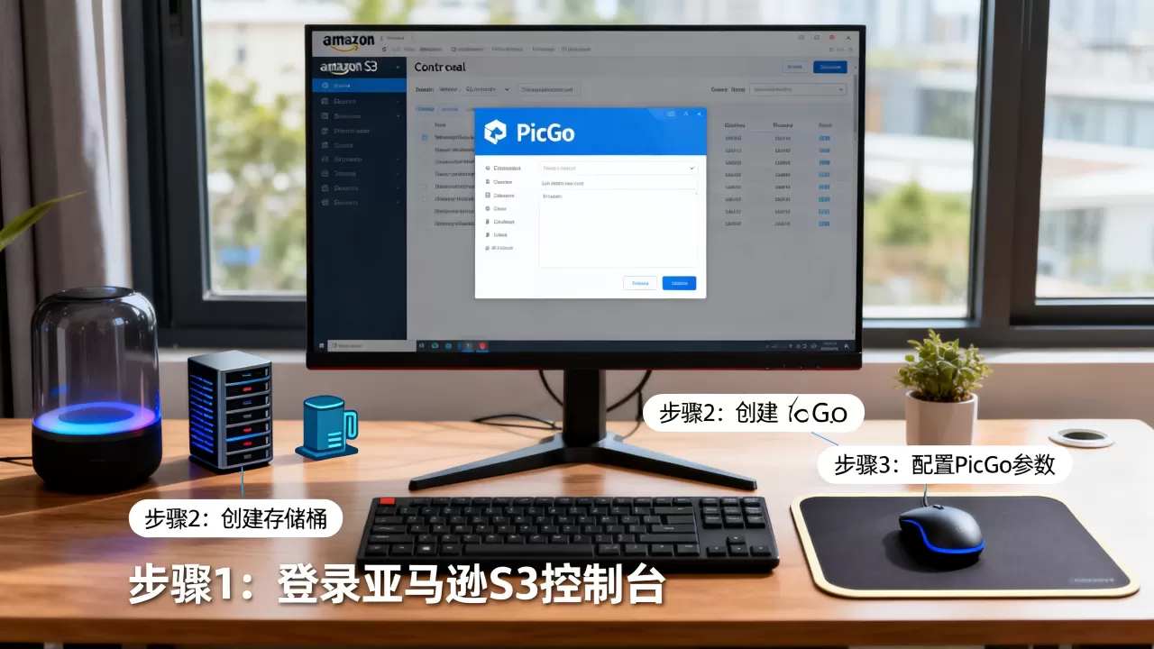 如何用亚马逊S3 PicGo搭建图床？S3图床搭建教程