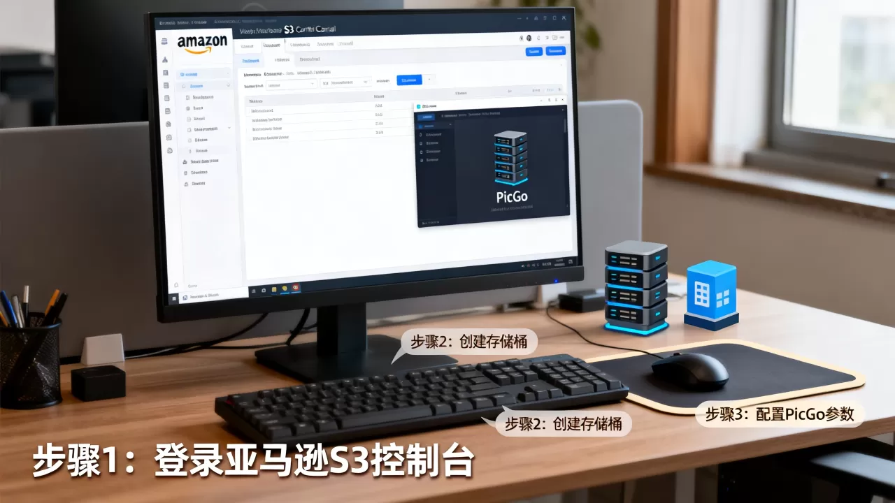 如何用亚马逊S3 PicGo搭建图床？S3图床搭建教程