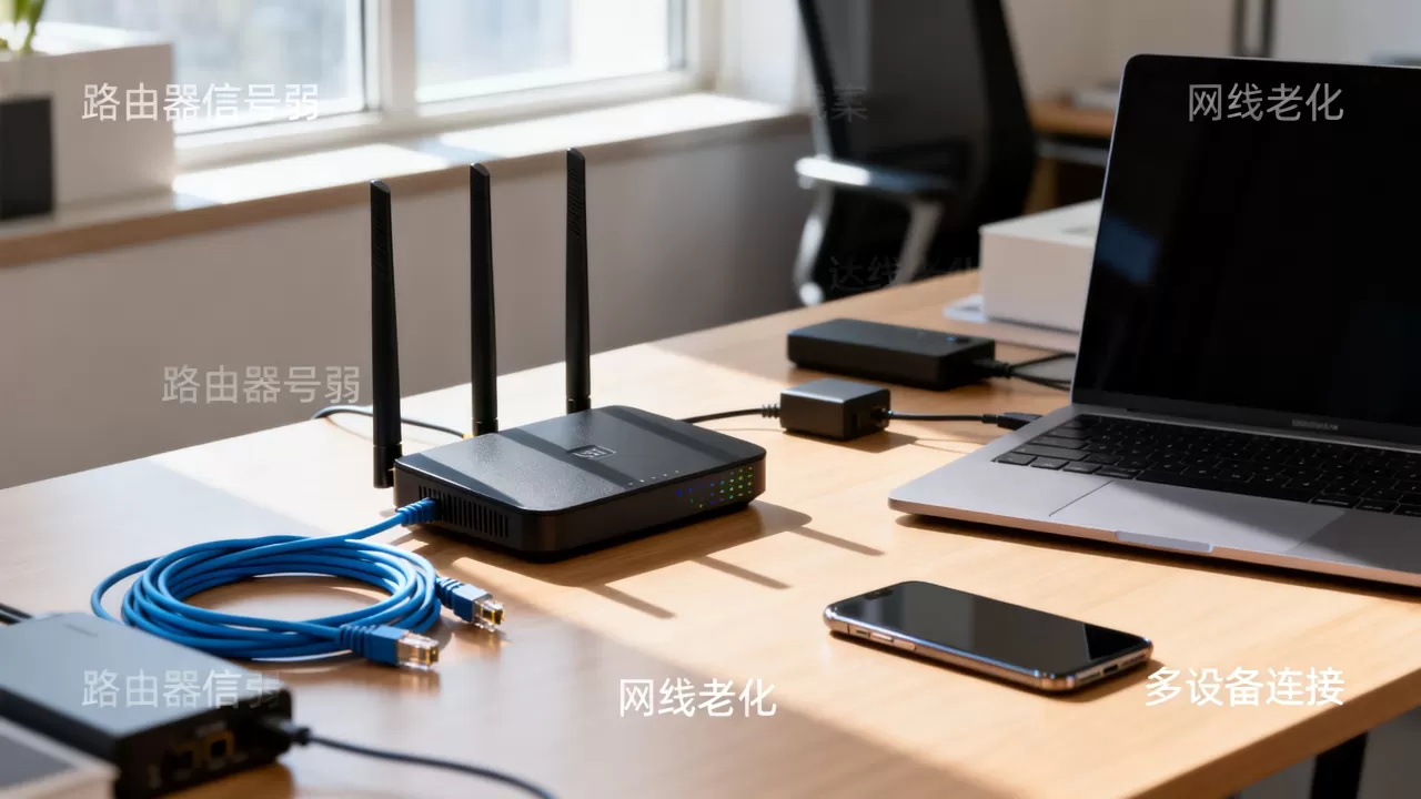 公司网络慢什么原因？宽带卡顿怎么解决