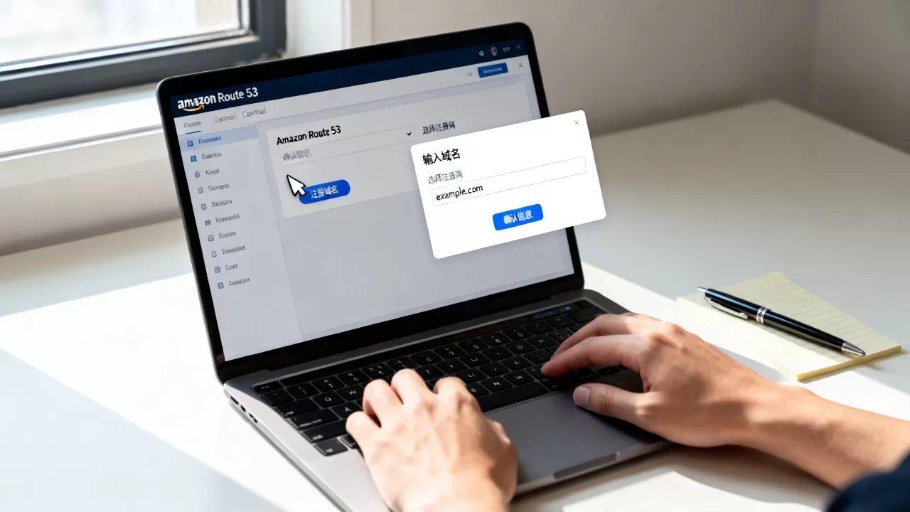 如何在Amazon Route 53注册域名？AWS域名注册详细步骤
