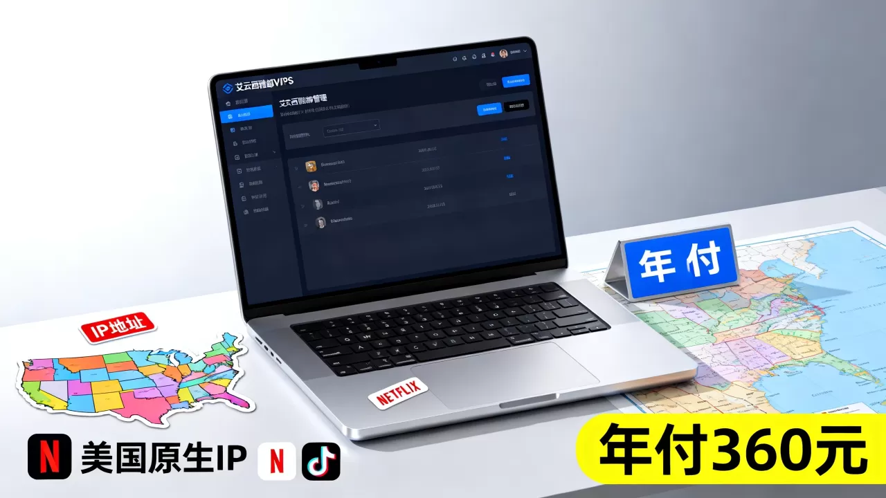 艾云西雅图VPS年付360元值得买吗？美国原生IP解锁奈飞TikTok