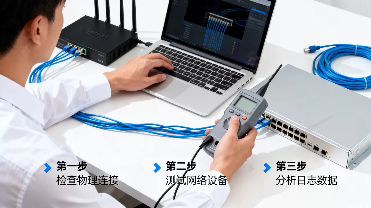 公司网络瘫痪怎么办？企业网络故障排查解决方法