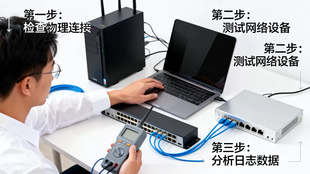 公司网络瘫痪怎么办？企业网络故障排查解决方法