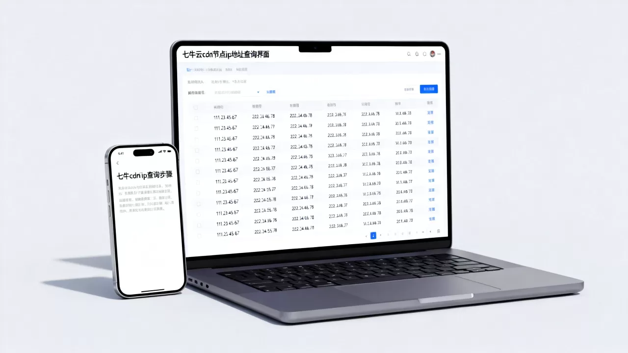 七牛cdn ip怎么查？七牛云cdn节点ip地址大全