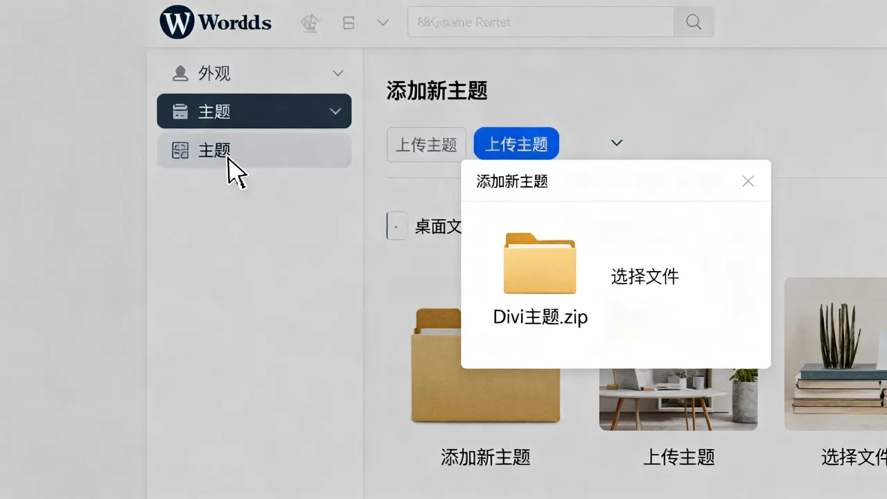 Divi主题怎么安装？WordPress网站搭建教程