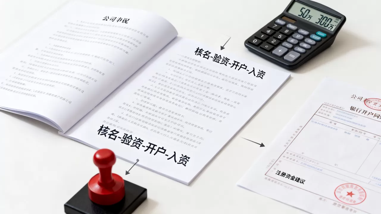 注册公司的资金流程是怎样的？注册公司注册资金多少合适