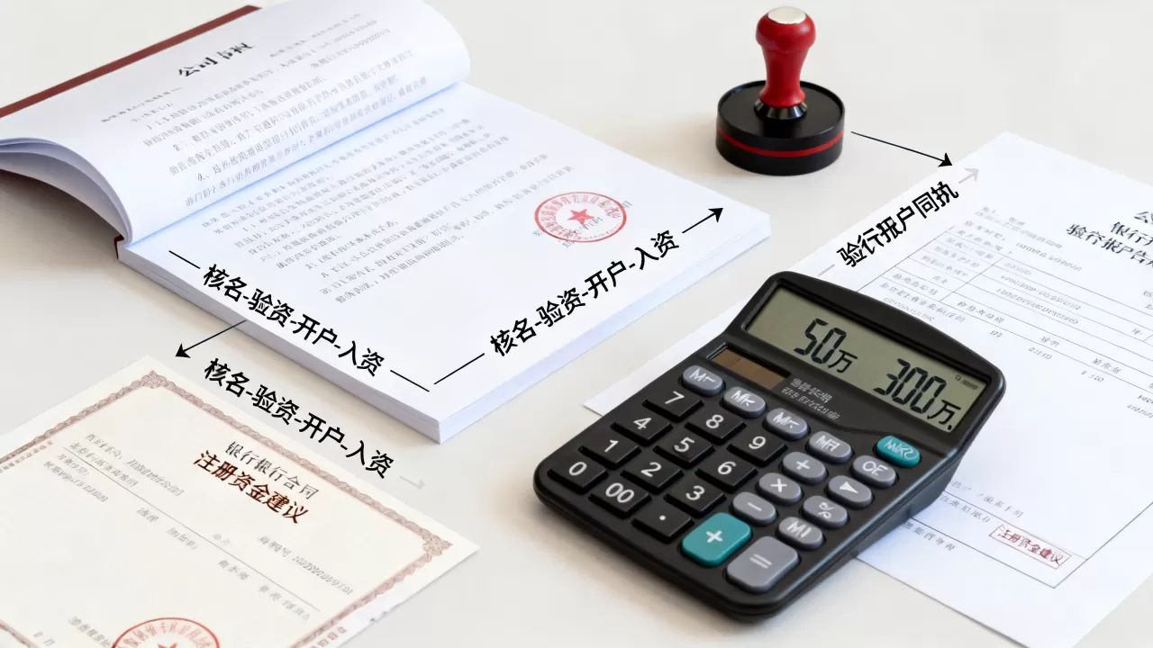注册公司的资金流程是怎样的？注册公司注册资金多少合适