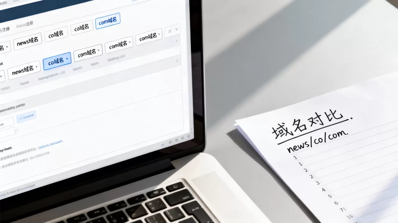 news域名和co域名哪个好，com域名和co域名区别