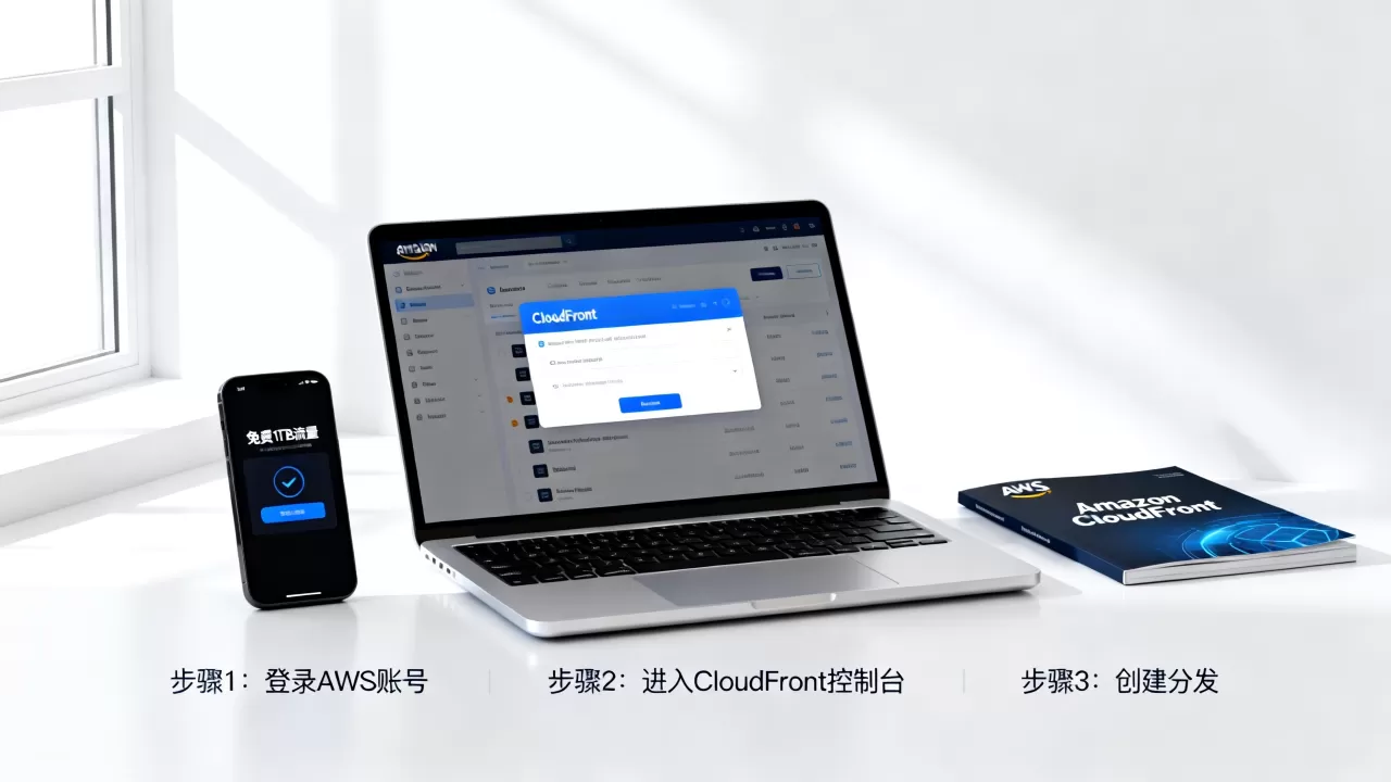 亚马逊云CDN怎么免费开通？Amazon CloudFront免费1TB加速教程
