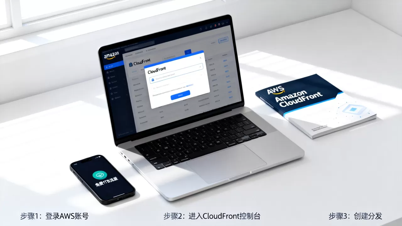 亚马逊云CDN怎么免费开通？Amazon CloudFront免费1TB加速教程
