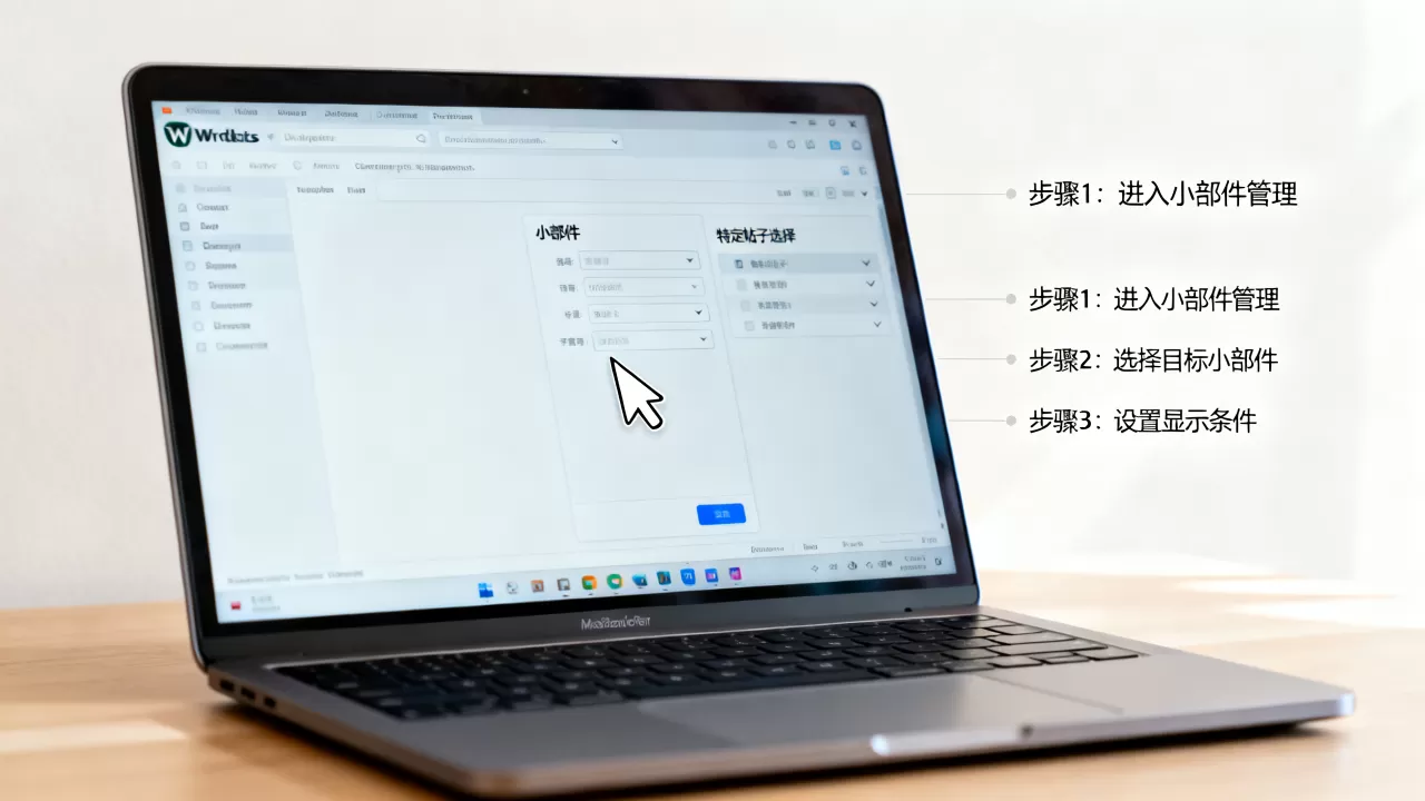 如何让WordPress小部件在特定帖子显示？wordpress小部件显示教程