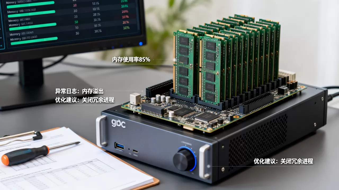 gdc服务器内存显示异常是怎么回事？gdc服务器内存占用高怎么解决