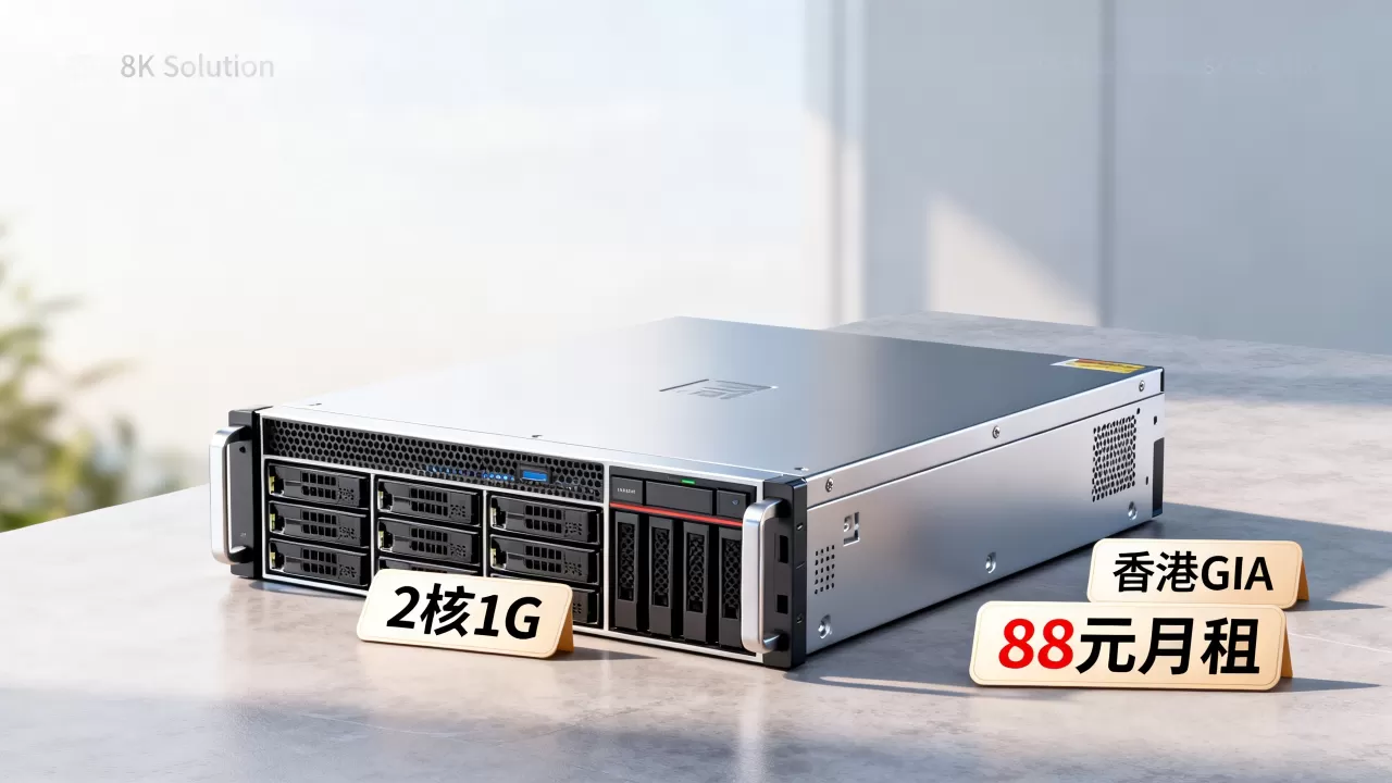 青叶云88元月租配置如何？2核1G香港GIA稳定吗