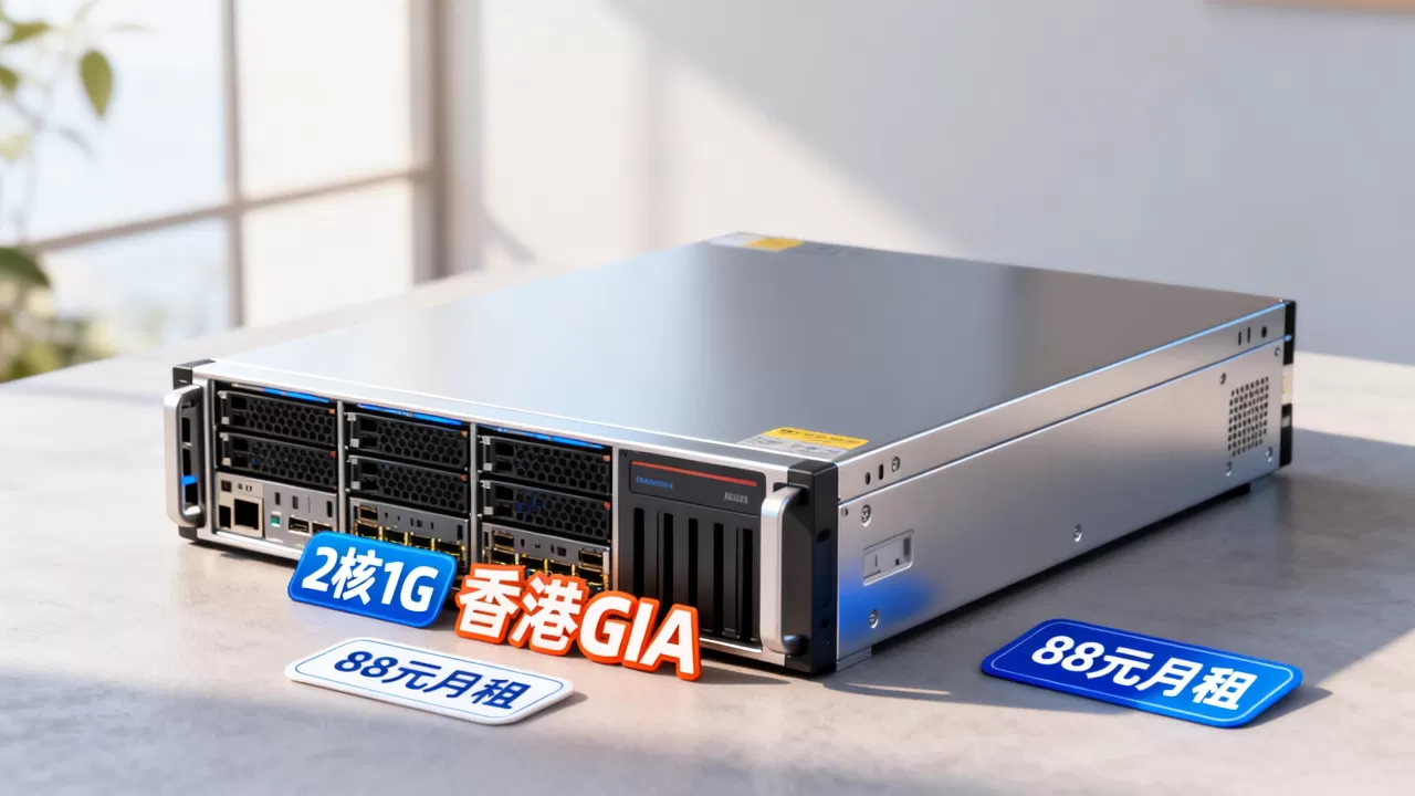 青叶云88元月租配置如何？2核1G香港GIA稳定吗