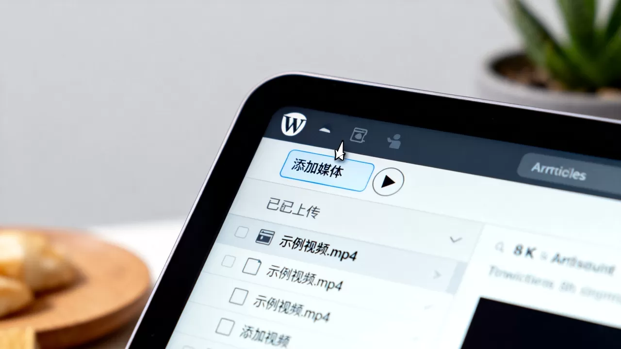 WordPress网站文章怎么添加视频？wordpress添加视频长尾词