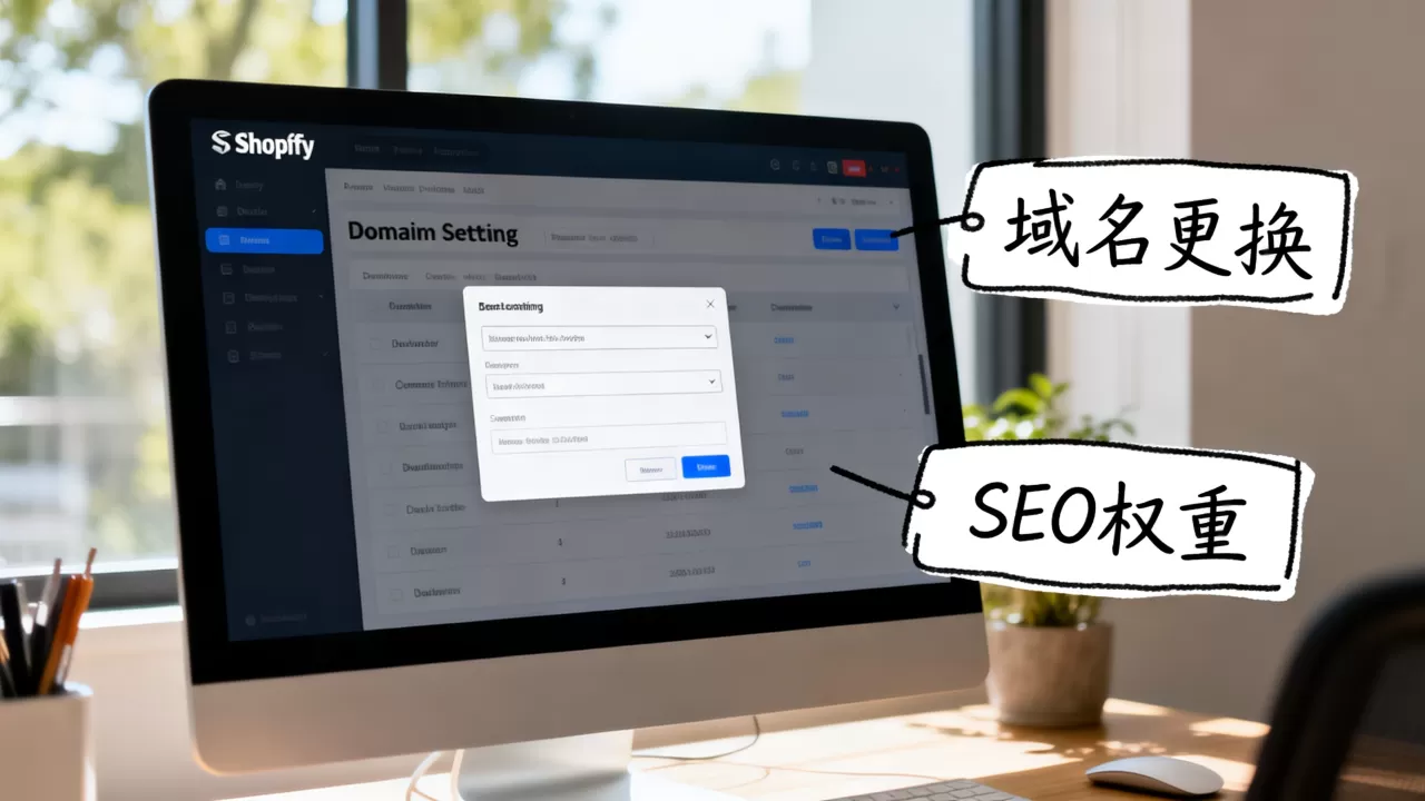 Shopify域名可以更换吗？更换域名后SEO权重会丢失吗