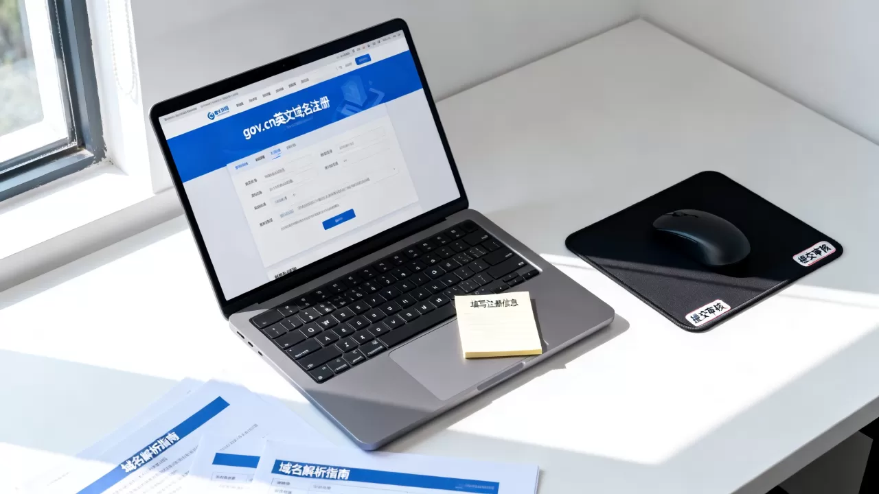 gov.cn英文域名注册怎么操作？gov.cn域名注册流程