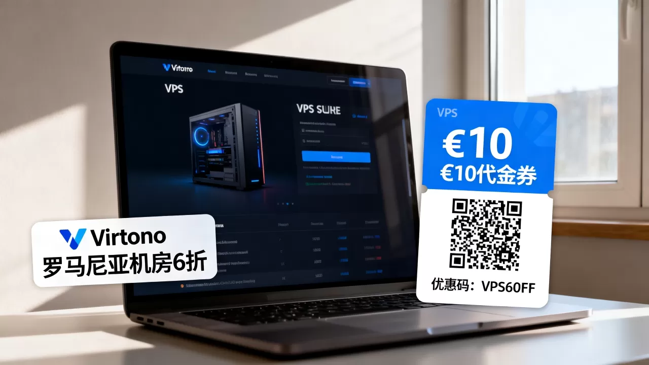 Virtono罗马尼亚机房6折+€10代金券怎么用？VPS购买优惠码领取教程