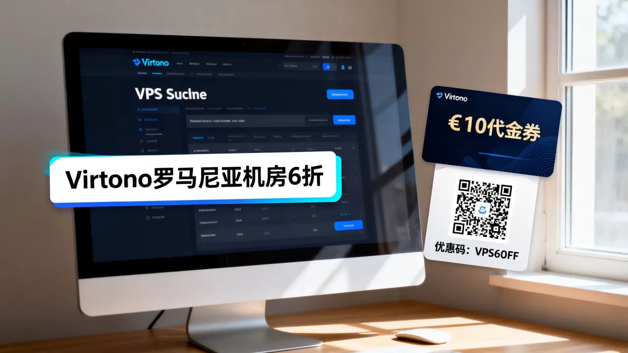 Virtono罗马尼亚机房6折+€10代金券怎么用？VPS购买优惠码领取教程