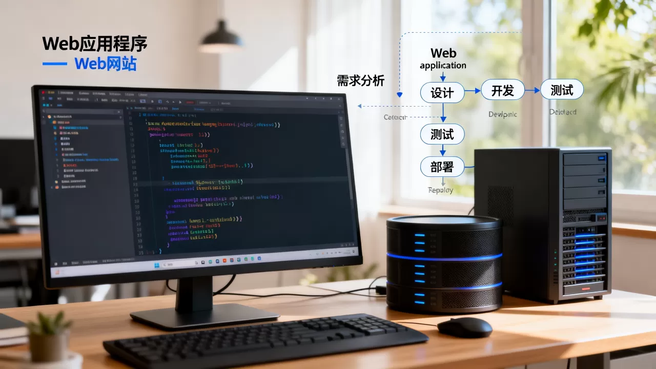Web应用程序和Web网站有啥区别？Web应用程序开发流程